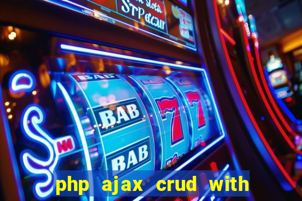 php ajax crud with datatables and bootstrap modals